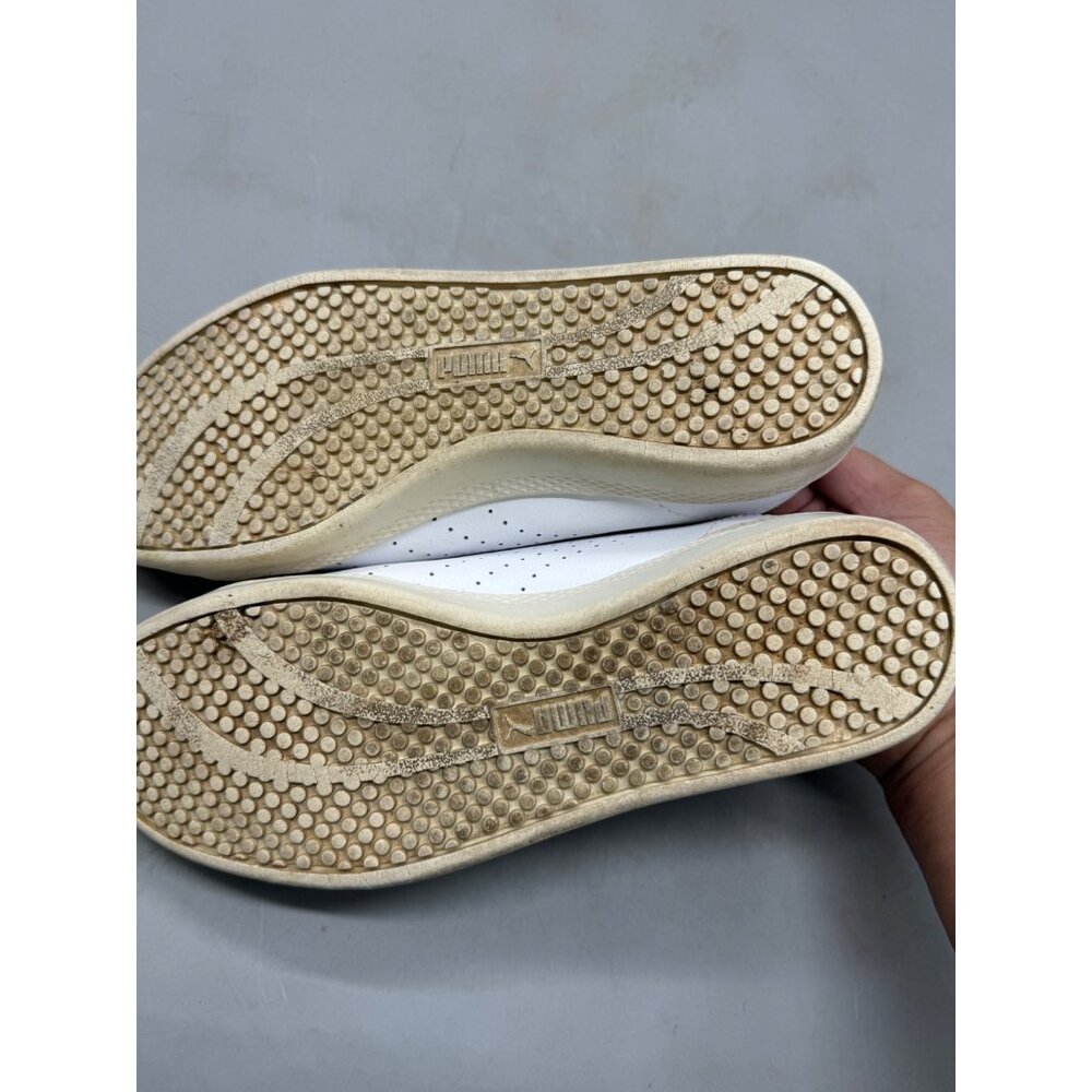Puma White & Black SoftFoam Sneakers women's Size 7 tie up athletic READ - Picture 6 of 7